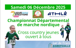 marche nordique / cross jeunes (éveil / minimes)